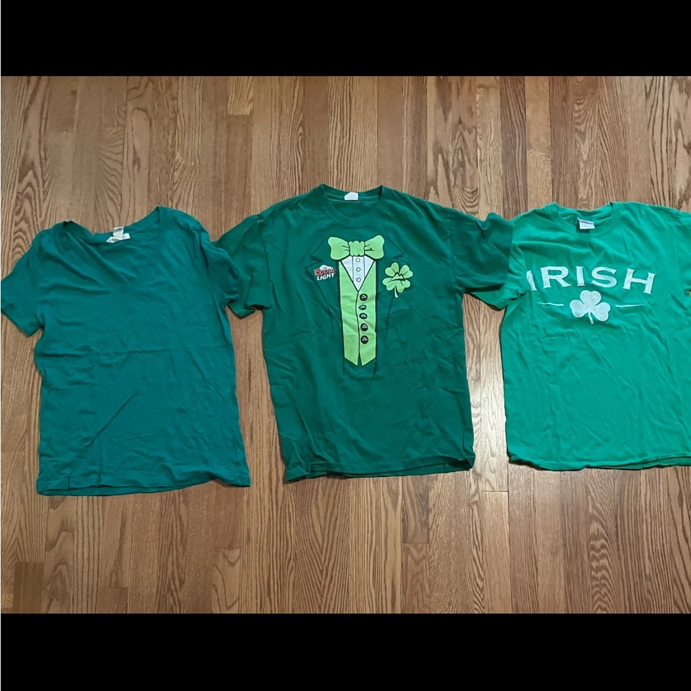 Bundle of green tshirts